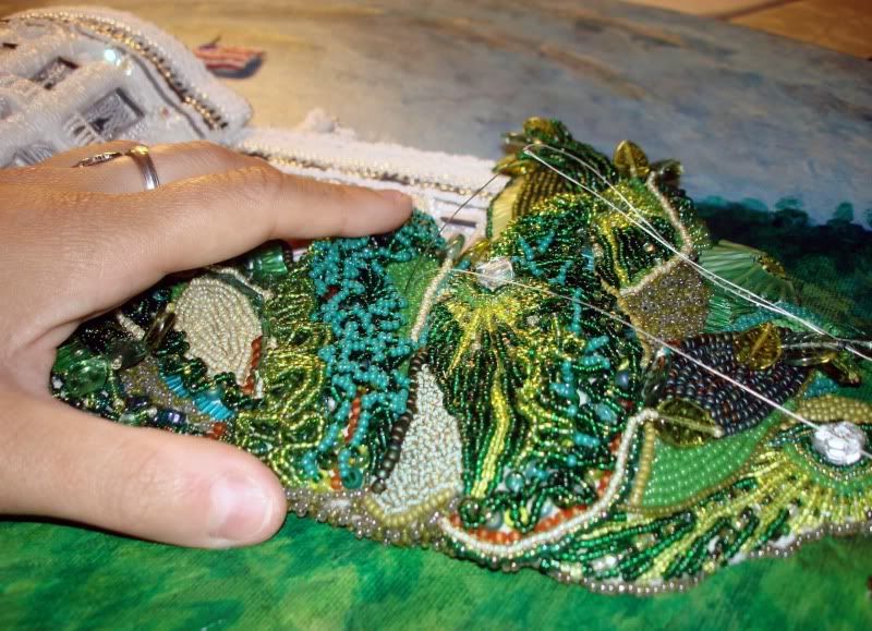 >Mounting Beadwork to Canvas Adventures in Bead Embroidery
